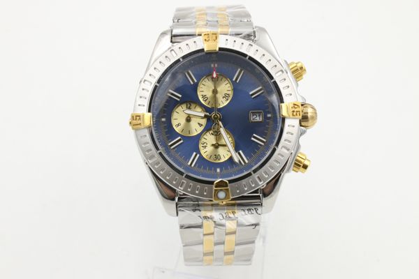 46mm quartz battery date mens watches watch sapphire glass stainless steel case working chrono wrist mens watch watches, Slivery;brown
46mm quartz battery date mens watches watch sapphire glass stainless steel case working chrono wrist mens watch watches, Slivery;brown