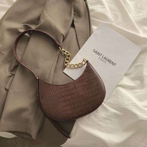 women shoulder bag 2020 new retro chain messenger bag crocodile pattern armpit
women shoulder bag 2020 new retro chain messenger bag crocodile pattern armpit