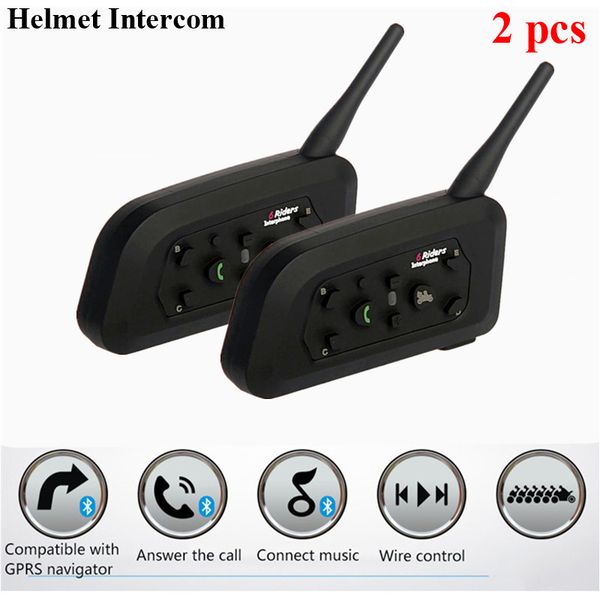 2019 waterproof 2pcs helmet headset motorcycle helmet intercom intercomunicador 1200m wireless bluetooth interphone for 6 riders
2019 waterproof 2pcs helmet headset motorcycle helmet intercom intercomunicador 1200m wireless bluetooth interphone for 6 riders