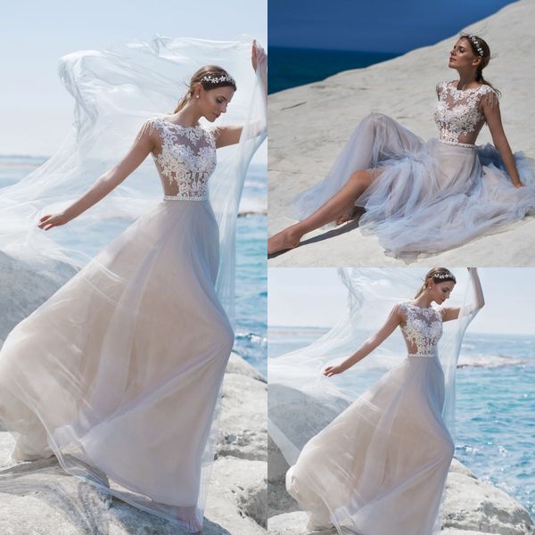 lussano 2019 beach wedding dresses jewel lace applique beading boho bridal gowns bohemia wedding gown robe de mariée, White
lussano 2019 beach wedding dresses jewel lace applique beading boho bridal gowns bohemia wedding gown robe de mariée, White