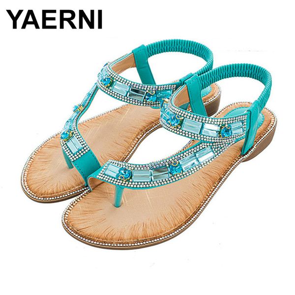 sandals yaerni ladies summer shoes bohemian style blue red fashion women lattice stripe beach flat sole zapatos de mujer, Black
sandals yaerni ladies summer shoes bohemian style blue red fashion women lattice stripe beach flat sole zapatos de mujer, Black