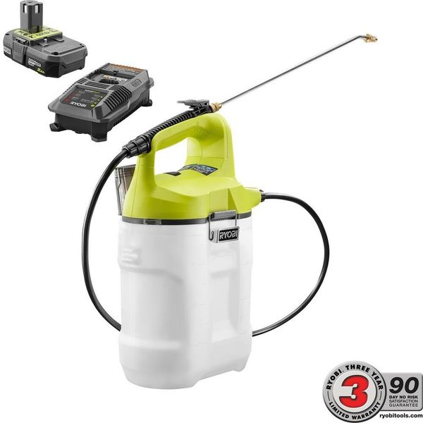 Ryobi Cordless 2 Gal. Химический Опрыскиватель Газона 18-Вольтовый Литий-Ионный Аккумулятор / Зарядное Устройство
Ryobi Cordless 2 Gal. Химический Опрыскиватель Газона 18-Вольтовый Литий-Ионный Аккумулятор / Зарядное Устройство
