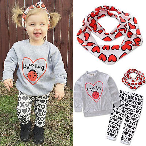 новая осень зима baby girl одежда с длинным рукавом толстовка с капюшоном лучшие xo pant 3шт брюк outfit малышей детская одежда set, White
новая осень зима baby girl одежда с длинным рукавом толстовка с капюшоном лучшие xo pant 3шт брюк outfit малышей детская одежда set, White