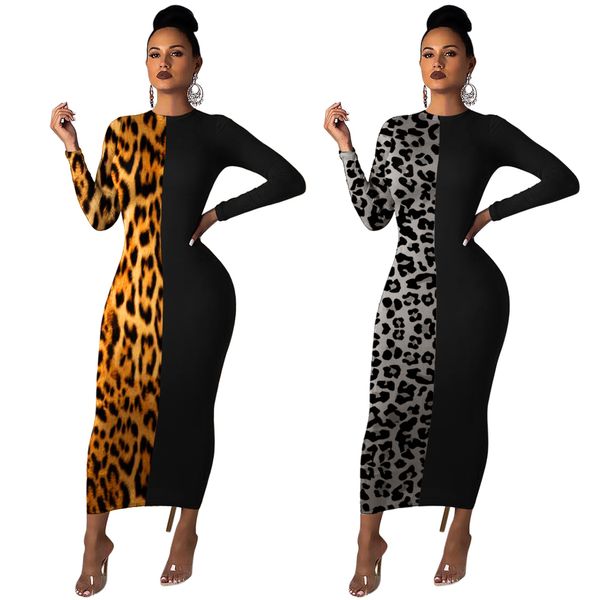 women's new fashion popular fashion leopard print patchwork dress casual dresses slim comfortable autumn winter outdoor, Black;gray
women's new fashion popular fashion leopard print patchwork dress casual dresses slim comfortable autumn winter outdoor, Black;gray