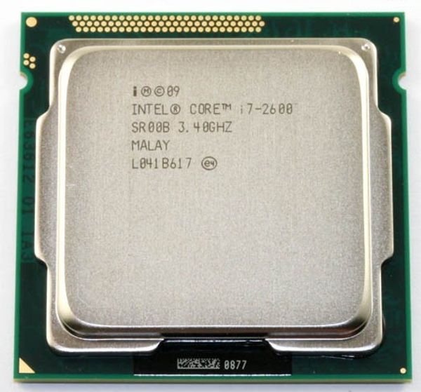 

Четырехъядерный процессор Intel Core i7 2600 с частотой 3,4 ГГц, 8 МБ, 5 ГТ / с, SR00B, LGA 1155, SOCKET i7-