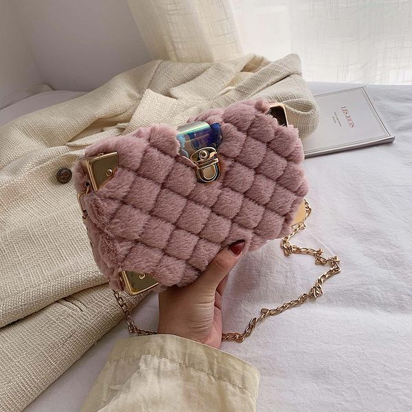 new rhombus embroidery shoulder bag chain bag messenger small square plush ladies hand bags women leather handbags
new rhombus embroidery shoulder bag chain bag messenger small square plush ladies hand bags women leather handbags