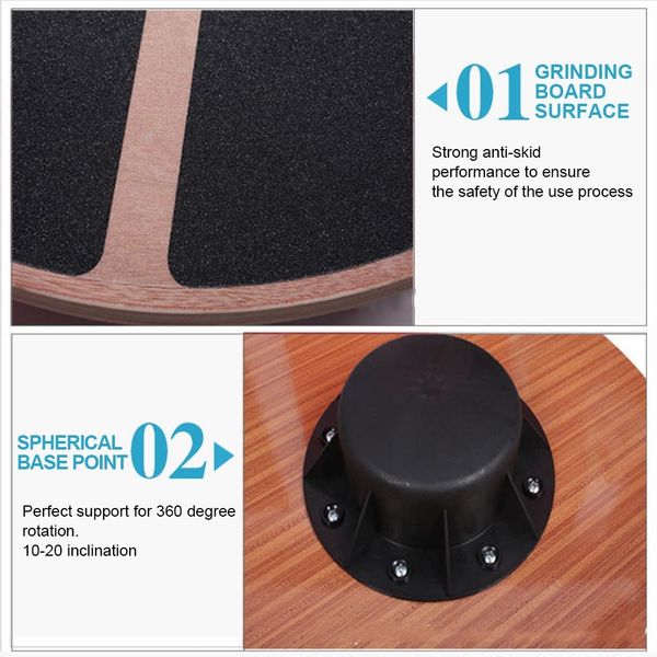 portable fitness equipments balance board anti skid training with base gym accessories coordination wooden recovery plate yoga twist boards
portable fitness equipments balance board anti skid training with base gym accessories coordination wooden recovery plate yoga twist boards
