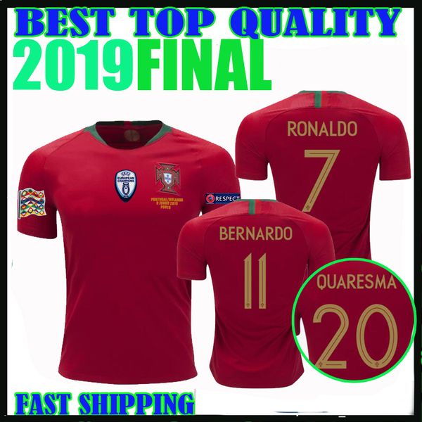 Portugal 2018 2019 nation league final aoccer jer ey home red 18 19 ronaldo j moutinho pepe ilva cami eta de futebol bofootball hirt
Portugal 2018 2019 nation league final aoccer jer ey home red 18 19 ronaldo j moutinho pepe ilva cami eta de futebol bofootball hirt