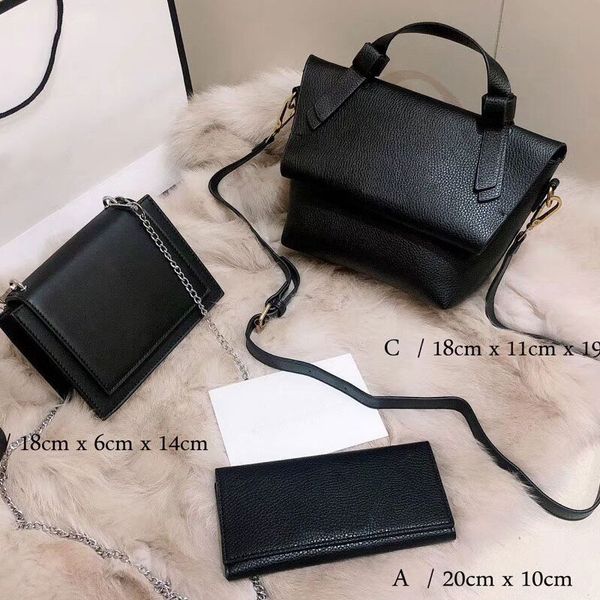women handbags purses leather three piece bag tote bag messenger envelope bags black shoulder bags chain bag
women handbags purses leather three piece bag tote bag messenger envelope bags black shoulder bags chain bag