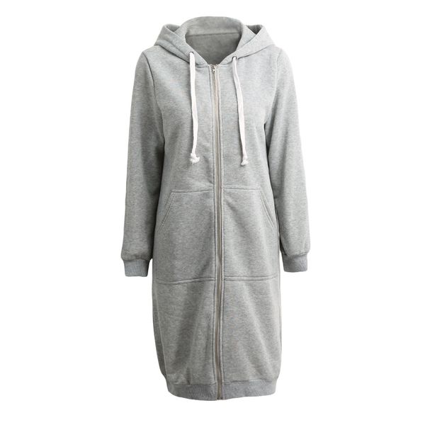 romacci plus size hooded coat female fashion women hoodies long sweatshirts winter casual pockets zipper solid outerwear jacket, Black
romacci plus size hooded coat female fashion women hoodies long sweatshirts winter casual pockets zipper solid outerwear jacket, Black
