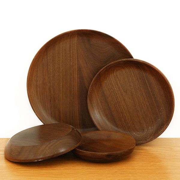 black walnut round wooden western dish pizza plates coffee dim sum restaurant family kitchen tableware set
black walnut round wooden western dish pizza plates coffee dim sum restaurant family kitchen tableware set