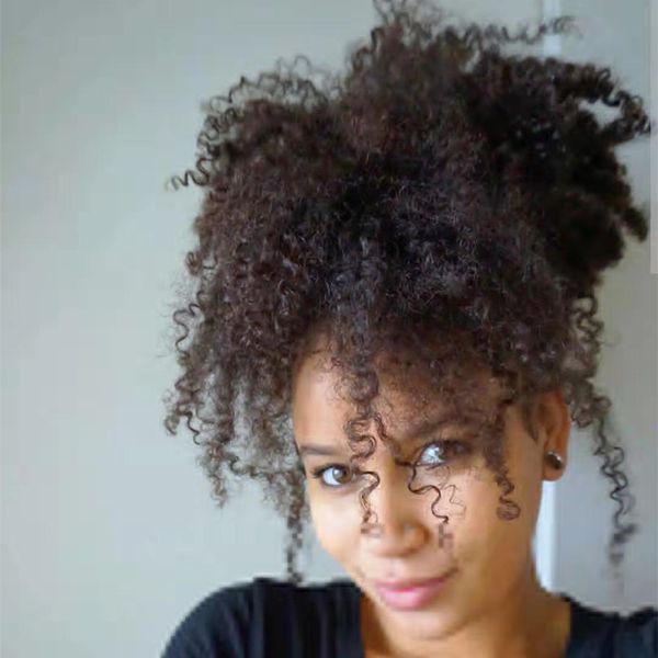 10inch high puff afro curly ponytail drawstring short afro kinky pony tail extension clip in on 100% natural human kinky curly hair bun, Black
10inch high puff afro curly ponytail drawstring short afro kinky pony tail extension clip in on 100% natural human kinky curly hair bun, Black