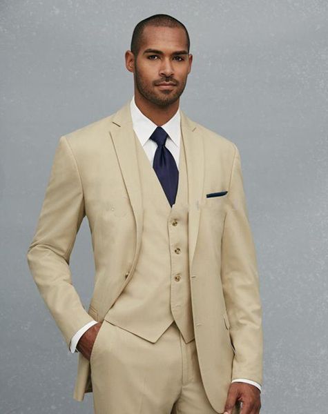 new two button beige wedding groom tuxedos notch lapel groomsmen mens dinner party suits (jacket+pants+vest+tie) 556, Black;gray
new two button beige wedding groom tuxedos notch lapel groomsmen mens dinner party suits (jacket+pants+vest+tie) 556, Black;gray