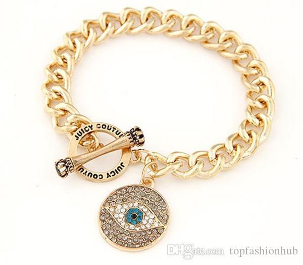 european and american style angel eye pendant necklace chain temperament bracelet, Golden;silver
european and american style angel eye pendant necklace chain temperament bracelet, Golden;silver