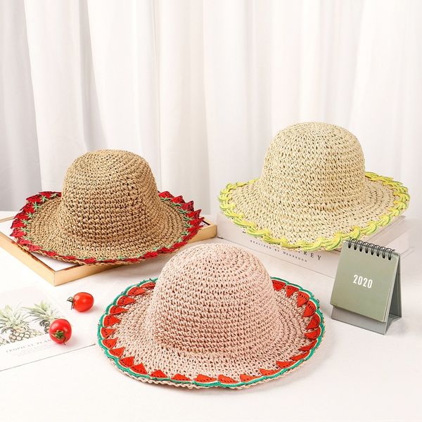 детские соломенной шляпки девушка лето шлифе cute fruit серия украшение bucket hat ручной колледж стиль bucket, Yellow
детские соломенной шляпки девушка лето шлифе cute fruit серия украшение bucket hat ручной колледж стиль bucket, Yellow