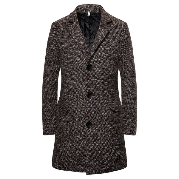 new british style woolen coat men slim fit trench coat long men wool blend jacket single breasted casual male overcoat, Black
new british style woolen coat men slim fit trench coat long men wool blend jacket single breasted casual male overcoat, Black