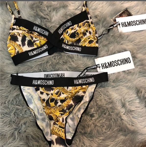 2019 ladies backless bikini, fashion trend design swimsuit halter monogram bikini, White;black
2019 ladies backless bikini, fashion trend design swimsuit halter monogram bikini, White;black