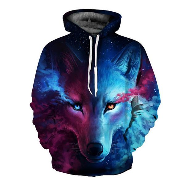 women/men's athleisure hoodie loose sport hooded hoodies blue rose wolf 3d print sweatshirt s-3xl hoody autumn winter pullover, Black
women/men's athleisure hoodie loose sport hooded hoodies blue rose wolf 3d print sweatshirt s-3xl hoody autumn winter pullover, Black
