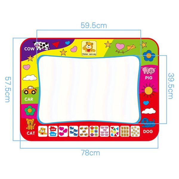 rainbow coloured water canvas children gift creative toy parent-child interaction outdoor indoor game
rainbow coloured water canvas children gift creative toy parent-child interaction outdoor indoor game