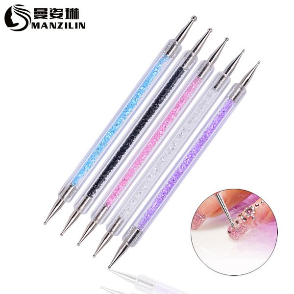 5pcs set uv gel painting nail art dotting pen acrylic handle rhinestone crystal 2 way brush salon decoration manicure tools kit
5pcs set uv gel painting nail art dotting pen acrylic handle rhinestone crystal 2 way brush salon decoration manicure tools kit