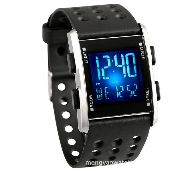 aidis brand student multifunctional sports electronic watch square led seven-color waterproof electronic watch, Slivery;brown
aidis brand student multifunctional sports electronic watch square led seven-color waterproof electronic watch, Slivery;brown