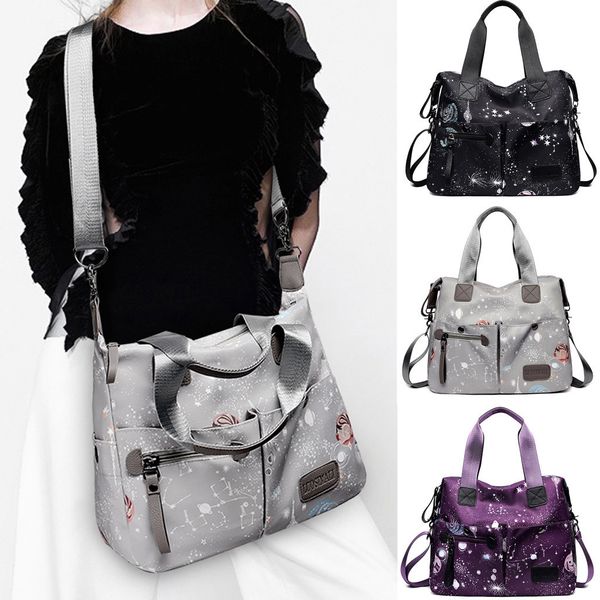 fashion women oxford cloth starry pattern travel shoulder bag woman bag high capacity hand mummy bolso mujer#35
fashion women oxford cloth starry pattern travel shoulder bag woman bag high capacity hand mummy bolso mujer#35