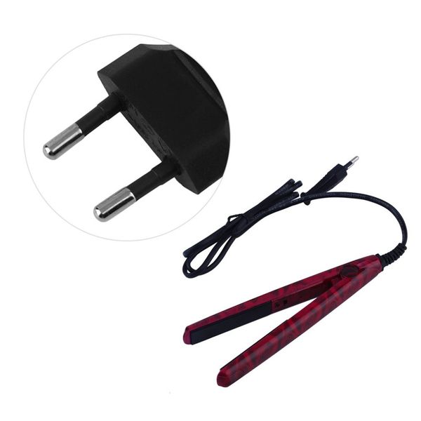 professional mini straightening iron portable eu electronic ceramic flat zebra hair straightener straightening iron tool 220v, Black
professional mini straightening iron portable eu electronic ceramic flat zebra hair straightener straightening iron tool 220v, Black