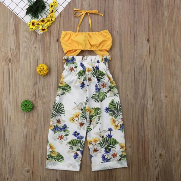 pudcoco newborn baby toddler kids girls clothes sleeveless flower pants outfit summer set clothes 1-5t, White
pudcoco newborn baby toddler kids girls clothes sleeveless flower pants outfit summer set clothes 1-5t, White