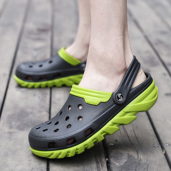 weh 2020 sandals men hole slippers couple sandals mules and garden shoes for men breathable beach shoes crocks, Black
weh 2020 sandals men hole slippers couple sandals mules and garden shoes for men breathable beach shoes crocks, Black
