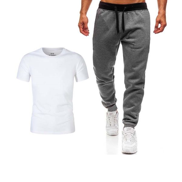 pants men's sports pants + men's running t-shirt suit sportswear fitness sportswear tracksuit training, Gray
pants men's sports pants + men's running t-shirt suit sportswear fitness sportswear tracksuit training, Gray