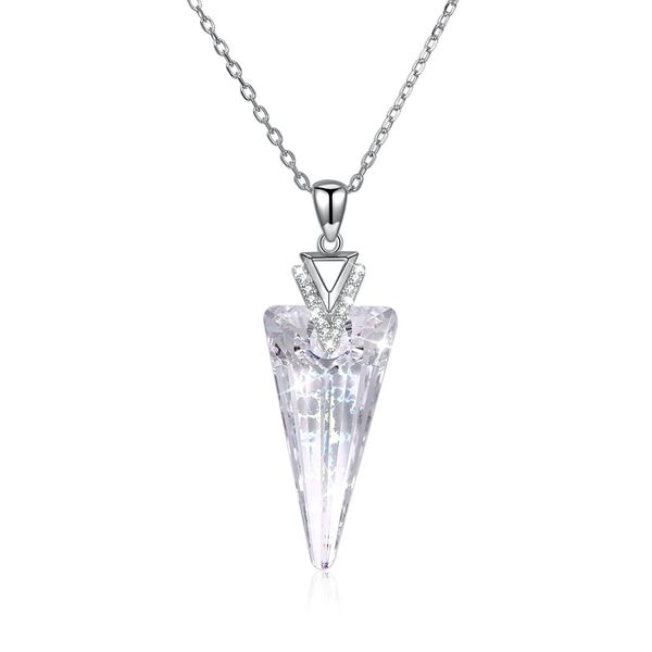 романтичные ожерелья подвешенных swarovski elements кристалл s925 стерлингового серебра треугольник ожерелье ювелирные изделия для женщин по, Silver
романтичные ожерелья подвешенных swarovski elements кристалл s925 стерлингового серебра треугольник ожерелье ювелирные изделия для женщин по, Silver