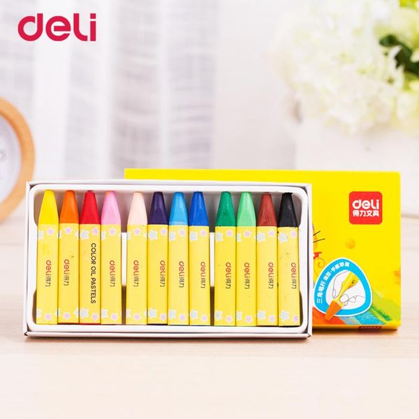 deli children's crayon oil pastels 48 color safe non-toxic brush kindergarten coloring pen color pen student art painting set
deli children's crayon oil pastels 48 color safe non-toxic brush kindergarten coloring pen color pen student art painting set
