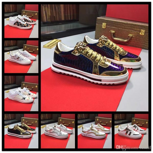 luxury genuine leather men women shoes fashion pattern style sneakers leather casual shoes bee snake pineapple star rivet
luxury genuine leather men women shoes fashion pattern style sneakers leather casual shoes bee snake pineapple star rivet