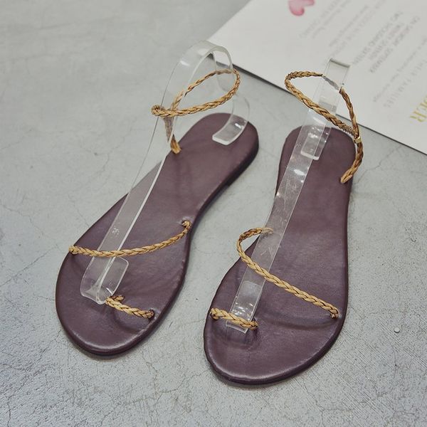 plus size thong sandals summer women flip flops weaving casual beach flat with shoes rome style female sandal low heels, Black
plus size thong sandals summer women flip flops weaving casual beach flat with shoes rome style female sandal low heels, Black