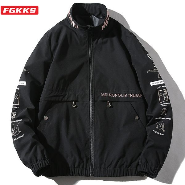 fgkks brand men jackets men's casual trend clothing jacket coats street embroidered letter print jackets male, Black;brown
fgkks brand men jackets men's casual trend clothing jacket coats street embroidered letter print jackets male, Black;brown