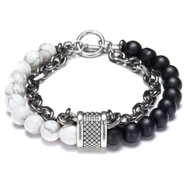 fashion jewelry link chain bracelets male charm jewelry dad gifts natural stone bead bracelets stainless steel mens, Black
fashion jewelry link chain bracelets male charm jewelry dad gifts natural stone bead bracelets stainless steel mens, Black