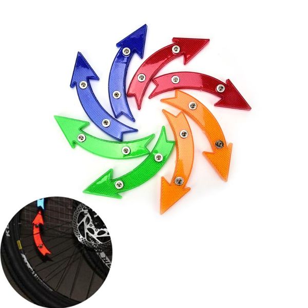 high grade bike bicycle wheel spoke reflective reflector arrow shape bike cycling bicycle safe and warning light lamp
high grade bike bicycle wheel spoke reflective reflector arrow shape bike cycling bicycle safe and warning light lamp