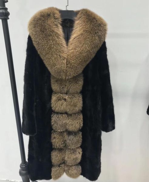 plus size m-4xl women real coat female natural fur collar winter thick warm overcoat, Black
plus size m-4xl women real coat female natural fur collar winter thick warm overcoat, Black