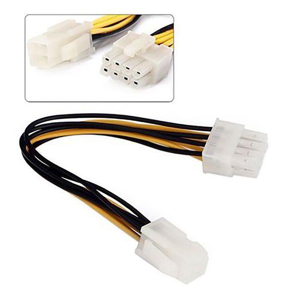 overmal 18cm atx 4 male to 8 pin female eps cable cord adapter cpu power supply professional stable performance
overmal 18cm atx 4 male to 8 pin female eps cable cord adapter cpu power supply professional stable performance