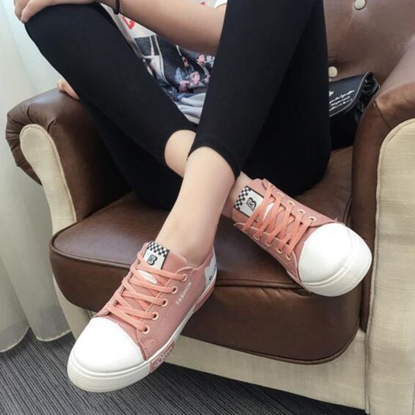 students casual flats shoes breathable non-slip canvas shoes printed design round toe rubber lace-up cross-tied spring autumn, Black
students casual flats shoes breathable non-slip canvas shoes printed design round toe rubber lace-up cross-tied spring autumn, Black