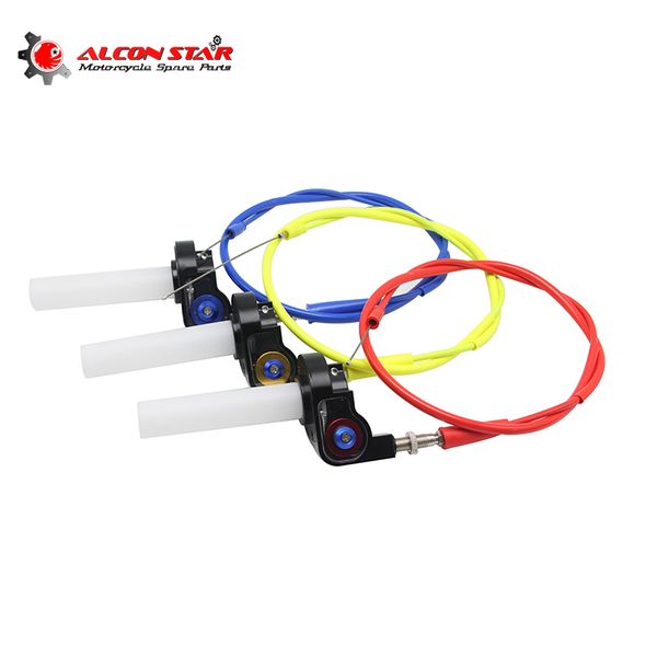 alconstar- motorcycle visual throttle grips with cable settle & twist gas throttle handle dirt bikes atv 50cc- 160cc klx crf 230
alconstar- motorcycle visual throttle grips with cable settle & twist gas throttle handle dirt bikes atv 50cc- 160cc klx crf 230