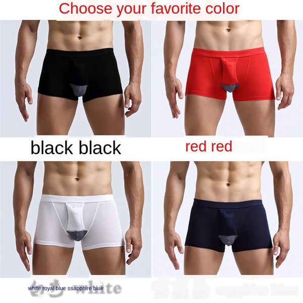 bullet up split underwear warehouse separation men's underwear u convex breathable mesh kongtuo bag modal boxer pants, Black;white
bullet up split underwear warehouse separation men's underwear u convex breathable mesh kongtuo bag modal boxer pants, Black;white