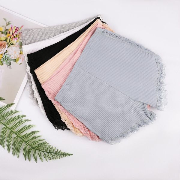 6pcs anti emptied bottom pants stripe flat angle soft breathable lace breathable safety pants safety shorts, Black;pink
6pcs anti emptied bottom pants stripe flat angle soft breathable lace breathable safety pants safety shorts, Black;pink