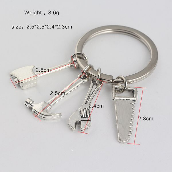 if dad can't fix it no one can hand tools keychain daddy key rings father key chain accessories 200pcs, Silver
if dad can't fix it no one can hand tools keychain daddy key rings father key chain accessories 200pcs, Silver