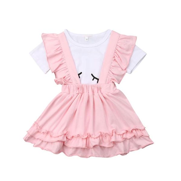 2020 baby summer clothing младенческий малыш baby girl clothes sets ресницы футболка подтяжка общий розовый платье наряд наборы 6 м-3 т, White
2020 baby summer clothing младенческий малыш baby girl clothes sets ресницы футболка подтяжка общий розовый платье наряд наборы 6 м-3 т, White