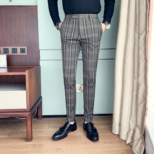 men's pants autumn and winter men's high-end cotton striped slim suit pants / men's casual slim feet stripes business suit pa, White;black
men's pants autumn and winter men's high-end cotton striped slim suit pants / men's casual slim feet stripes business suit pa, White;black