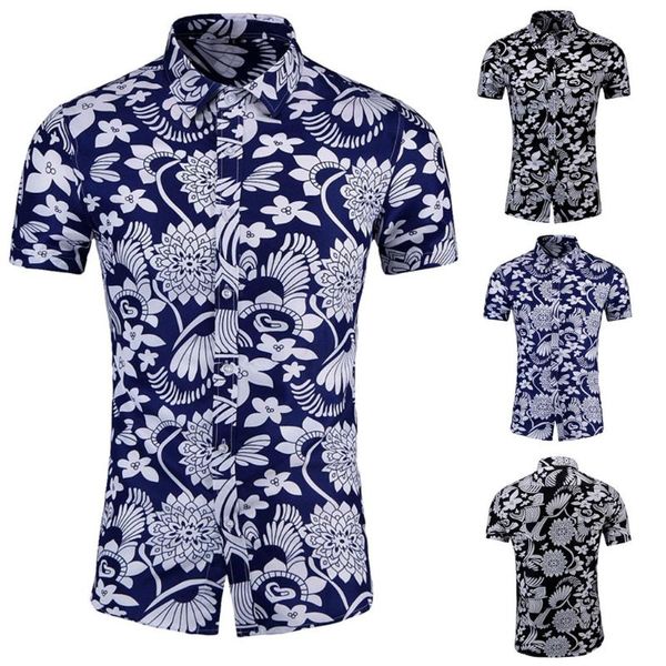 home&nest fashion men's leisure digital print button short sleeve t-shirt casual plus size loose men's t-shirt summer 2020, White;black
home&nest fashion men's leisure digital print button short sleeve t-shirt casual plus size loose men's t-shirt summer 2020, White;black
