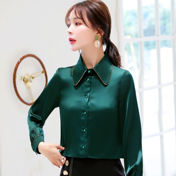 new runway designer red silk luxury shirts women fashion long sleeve lapel neck ladies button shirt blouses elegant slim office shirts, White
new runway designer red silk luxury shirts women fashion long sleeve lapel neck ladies button shirt blouses elegant slim office shirts, White