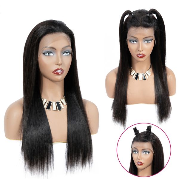 brazilian 13Ã4 lace front human hair wigs straight wigs for women non remy lace wig natural color lace wig, Black
brazilian 13Ã4 lace front human hair wigs straight wigs for women non remy lace wig natural color lace wig, Black