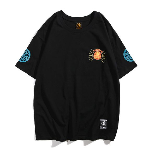 spring and summer new men and women couple short-sleeved t-shirt original tide brand hip-hop loose japanese tumbler print t-shirt, White;black
spring and summer new men and women couple short-sleeved t-shirt original tide brand hip-hop loose japanese tumbler print t-shirt, White;black